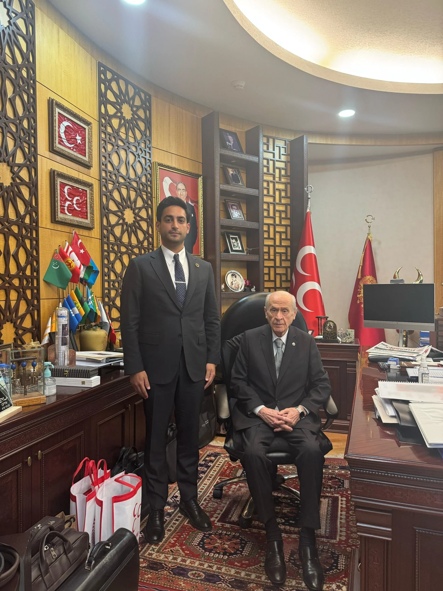 Ahmet Yasak'ın siyasi çalışma ziyareti